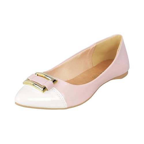 women's pink ballet flats