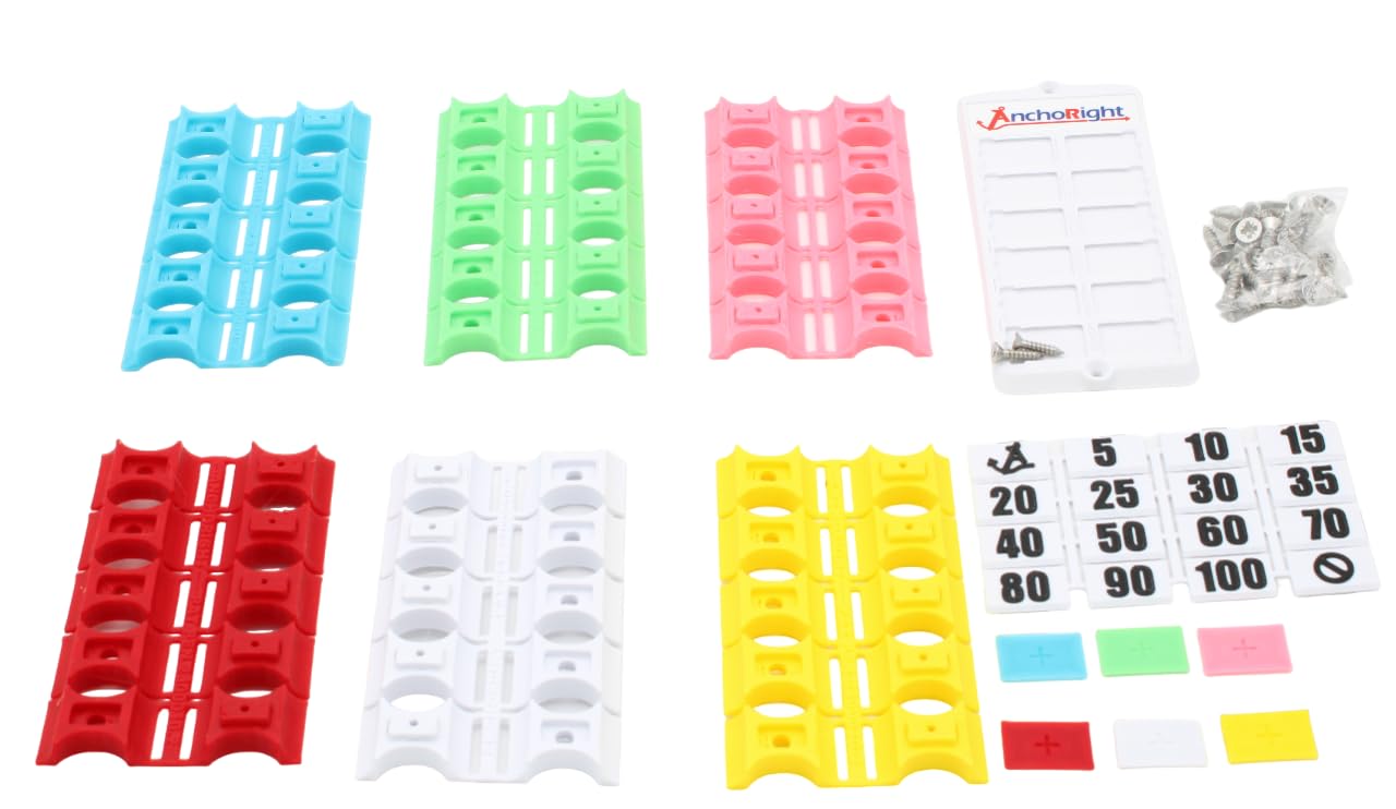 AnchoRight Other Nuevo 2024-ANCHORIGHT 12 mm 30 UNIDADES 6 Colours AOS1206, Multicoloured, One Size