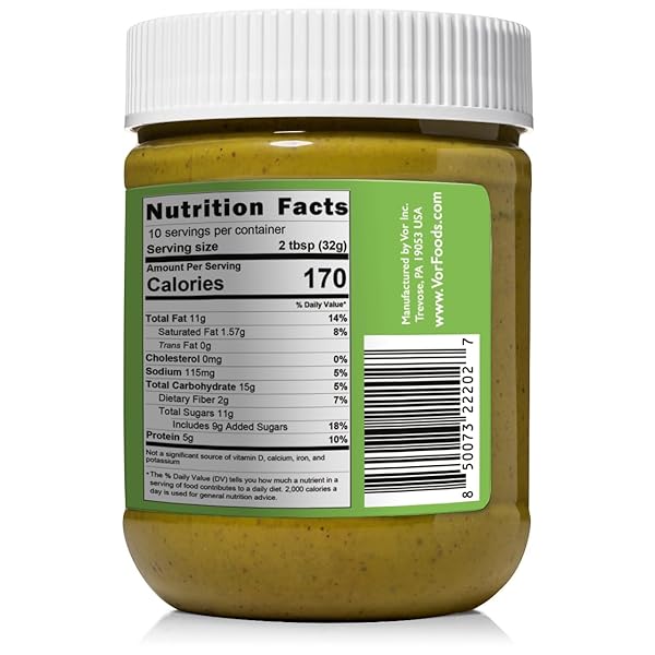 VÖR ALL NATURAL PISTACHIO CREAM SPREAD (11OZ) | RICH & NUTTY PISTACHIO CREAM FOR KNAFEH DUBAI CHOCOLATE BARS