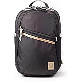 Topo Designs Commuter Backpack (Black/Neutral) | Rugged and Durable 200D Nylon, 25L Capacity, Molded Back Panel, External Access Laptop Sleeve, Stretch-Mesh Bottle Pockets