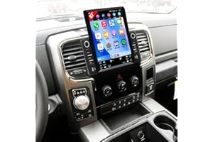 4+64GB Android 14 Car Stereo Radio for Dodge Ram 2013 2014 2015 2016 2017 2018 2019 1500 2500 3500 (Manual A/C Only) for CarP