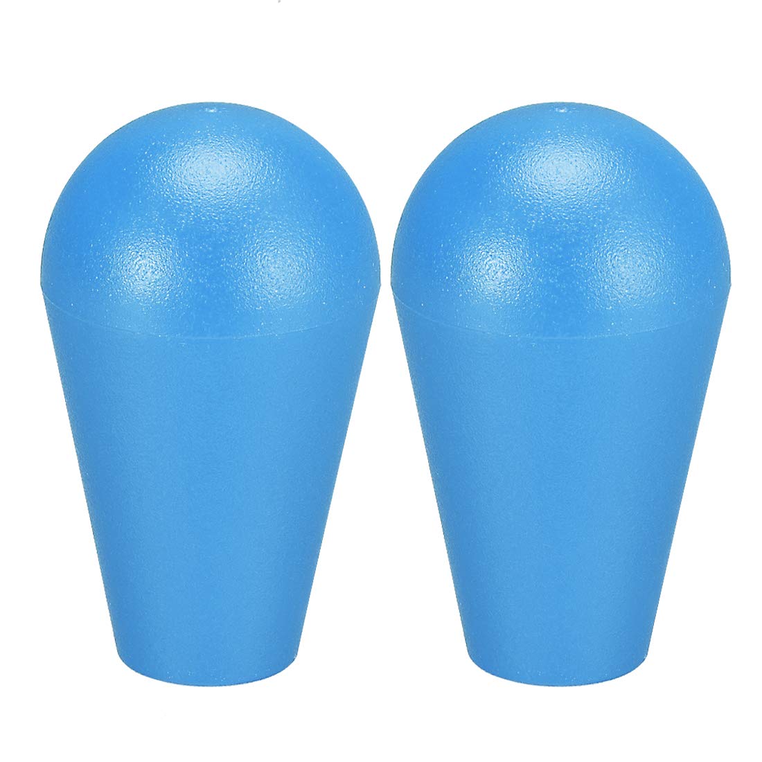 sourcing map Ellipse Oval Joystick Head Rocker Ball Top Handle Arcade Game DIY Parts Replacement Blue 2Pcs