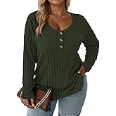 DOLNINE Plus Size Sweatshirts for Women Fashion Long Sleeve Tops Pullover Fall Winter Casual Loose Shirts