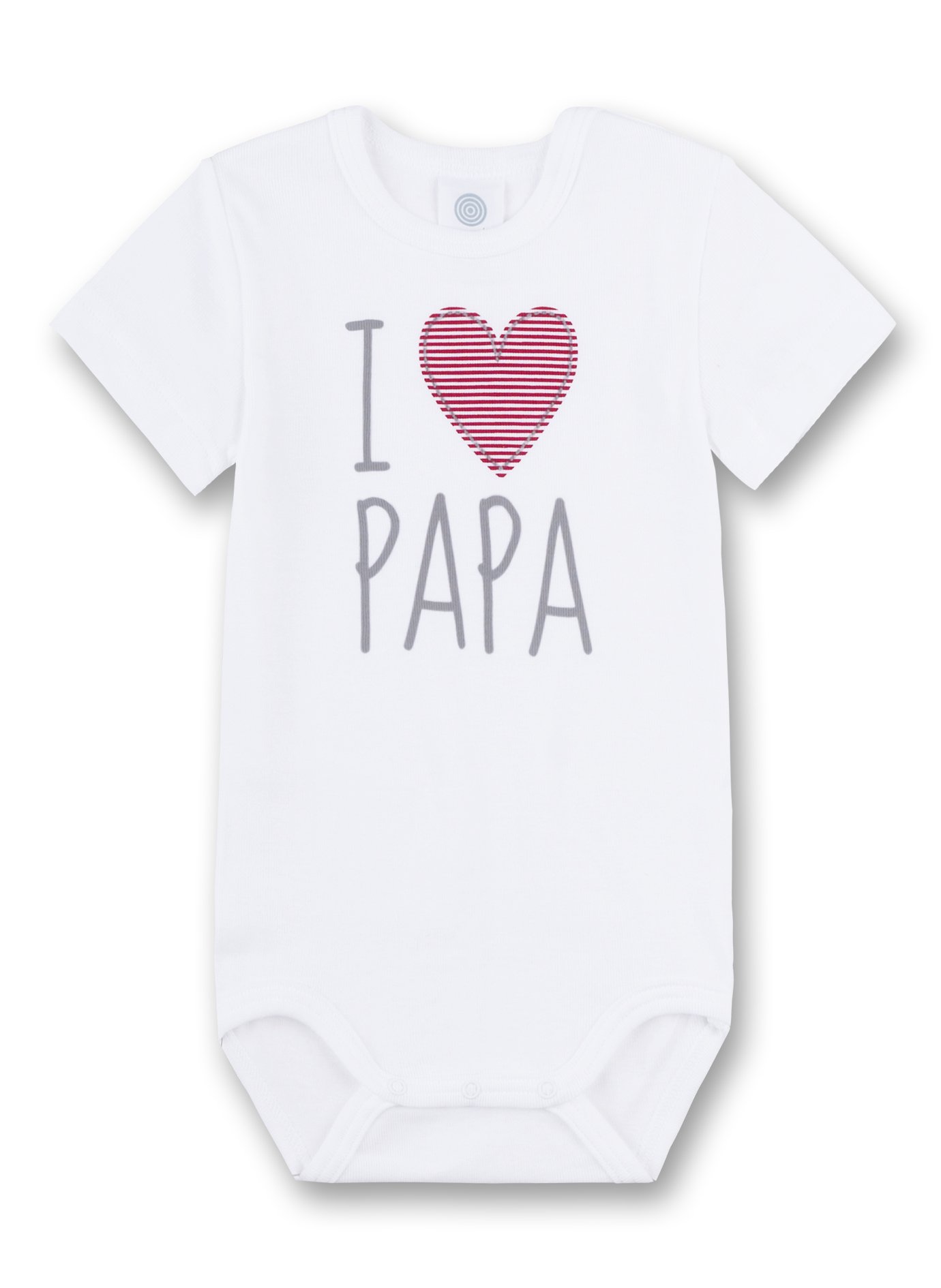 Sanetta Baby 321851 Bodysuit, White (White 10), 0-3 Months (Size: 56)