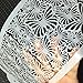 ART Kitchenware 3pcs/set Butterflies Stencil for Cake Side Decoration Fondant Wedding Cake Decorating Stencil Mold Icing Royal Stencil Tool ST-828 Beige/Semi-Transparent
