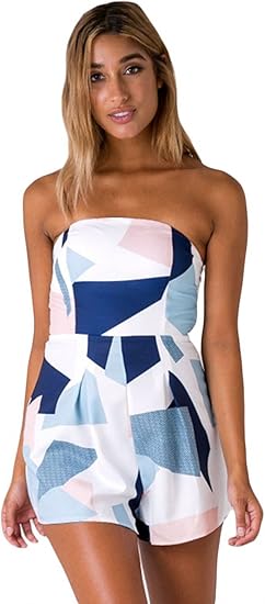 strapless romper amazon