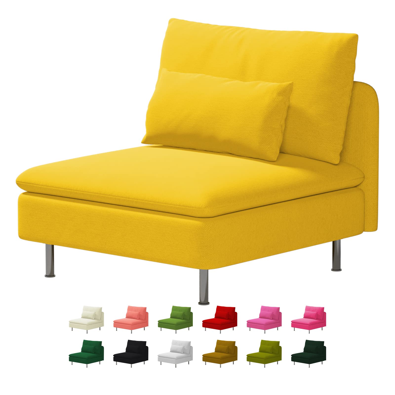 Custom Made Soderhamn 1 Seater Sofa Velvet