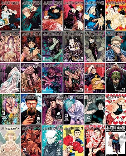 Jujutsu Kaisen Complete Collection (30 Books) Manga Series Set (Vol. 0-28 + Guide)