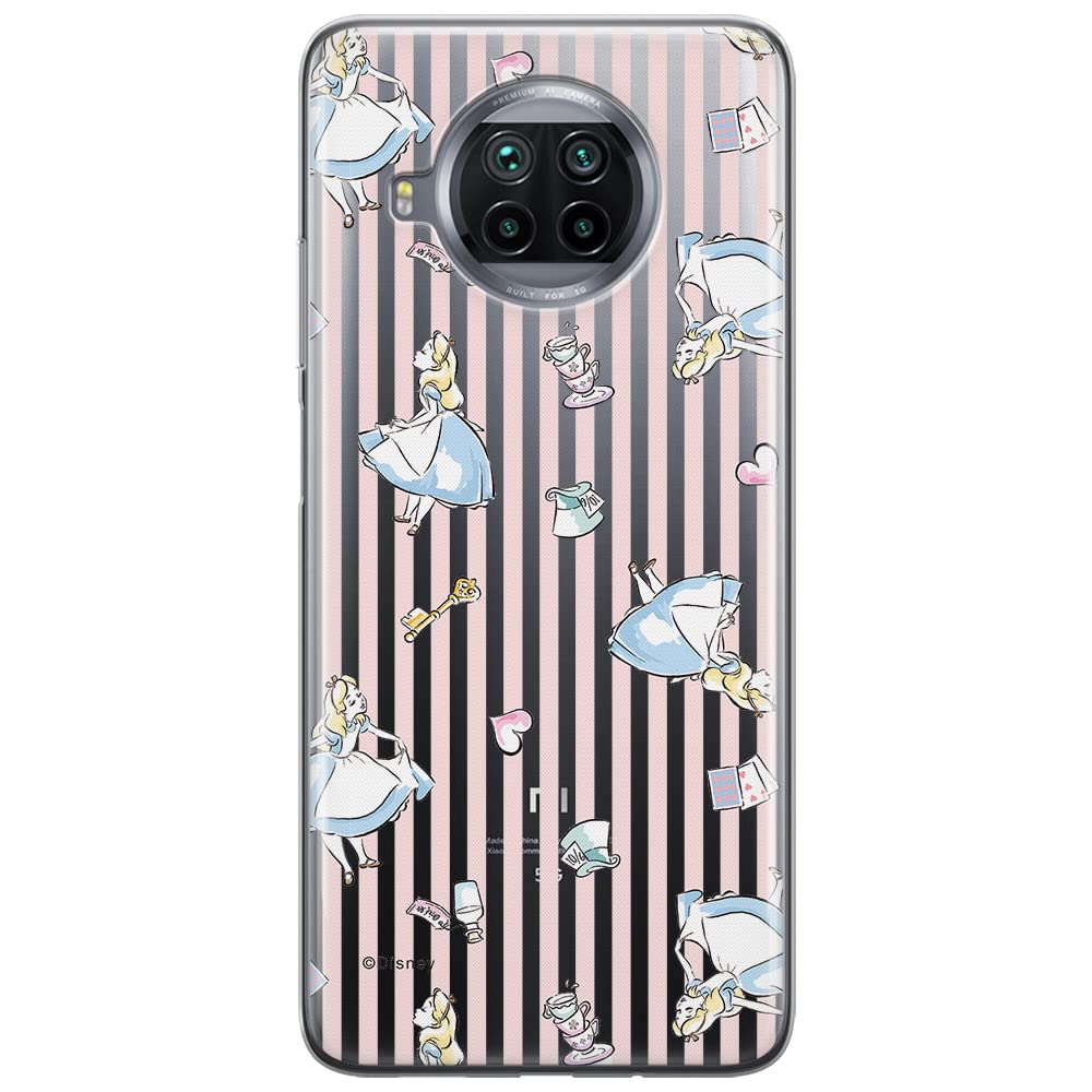 ERT GROUP mobile phone case for Xiaomi MI 10T LITE/REDMI NOTE 9 PRO 5G original and officially Licensed Disney pattern Alice 001 adapted to the shape of the mobile phone, partially transparent — image 1