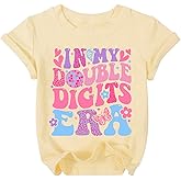 in My Double Digits Era Shirt Girls Birthday Girl Shirts 10th Birthday Gifts for Girls 10 Year Old Ten Party Tee Tops