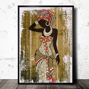 Framed for Living Room Bedroom Fashion Lady for