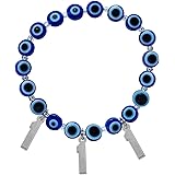 QqzsJewls Evil Eye Bracelet 111 222 333 444 555 666 777 888 999 Angel Number Charm Bracelet Ojo Beaded Protection Bracelet fo