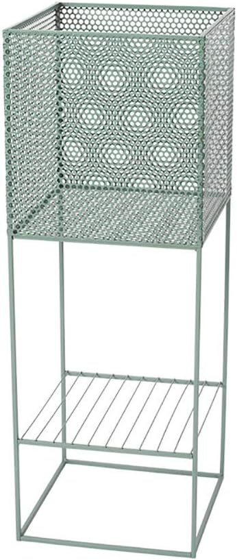 Plant Racks HYL Plant Stand Flower Pot Rack Floor-standing Flowers Stool Outdoor Indoor Living Room Balcony Flower stand (Color : Green, Size : 69.5cm)