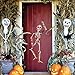 Halloween Party Decorations Cute Fun Party Supplies, All-in-One Pack Kids Theme Party Include Party Blowers, Eye Patch, Cardboard Hat, Balloon, Table Cloth, Banners Hanging Skeleton