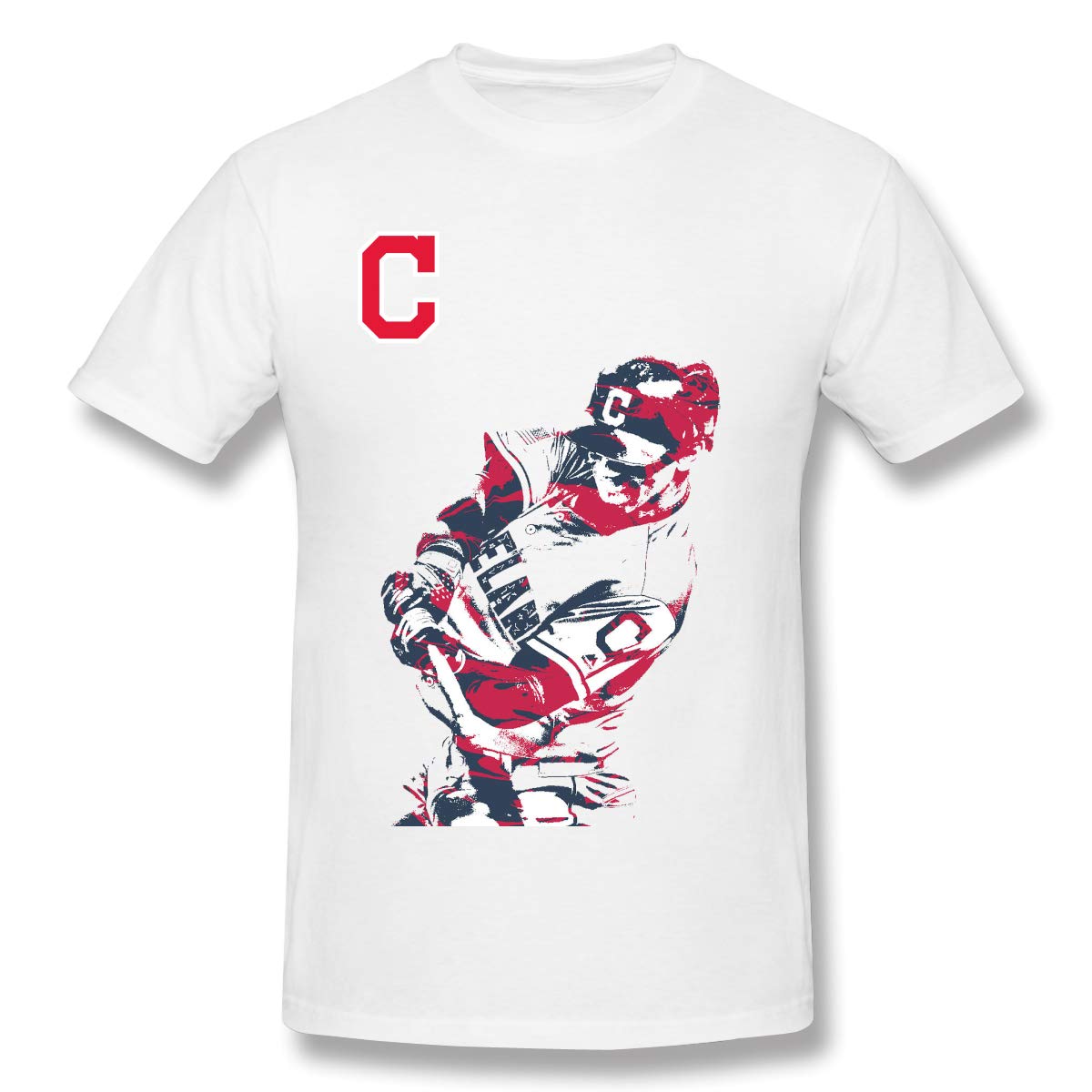 For Cleveland Lindor Baseball Funny Cool Customized Graphic Tee Game Workout T Shirt