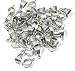 Rockin Beads Brand, 50 Pendant Bails Bead Hangers Antiqued Silver 5.5mm Hole 14x7mm
