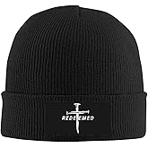 Jesus Cross Christian Knit Beanie Hat Winter Fall Headwear for Men Women