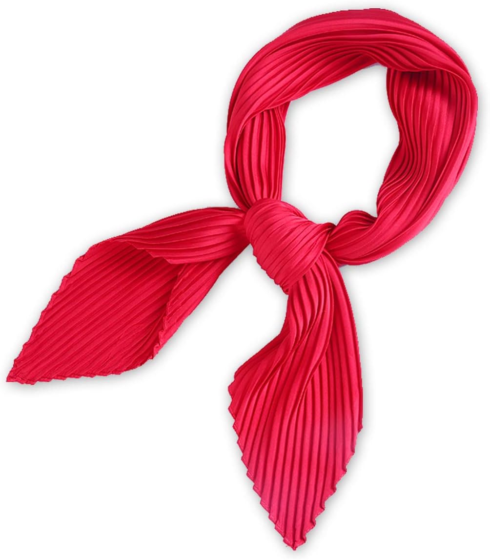 AOLIGE Face Scarf Women Neck Square Scarfs for Face Cover 27" x 27"