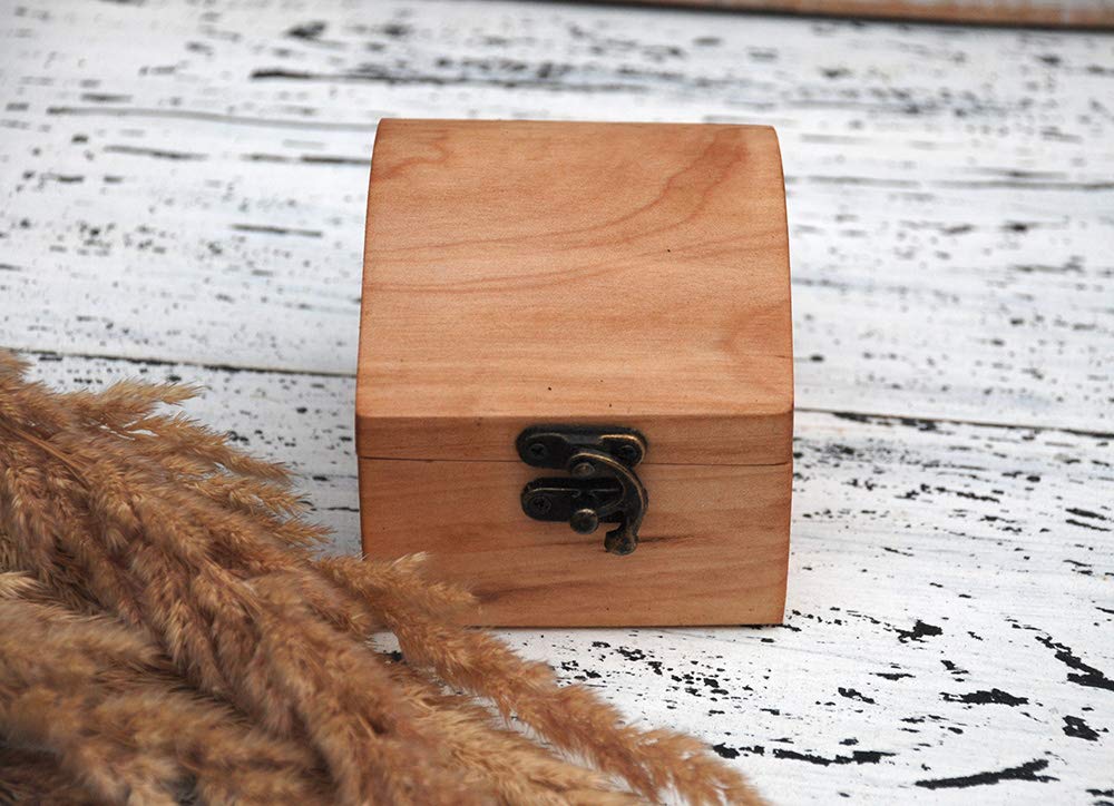 Amazon Com Proposal Ring Box Wood Ring Box Oak Ring Box Engagement Ring Box Wooden Ring Box Unique Ring Box Secret Ring Box Small Ring Box Handmade