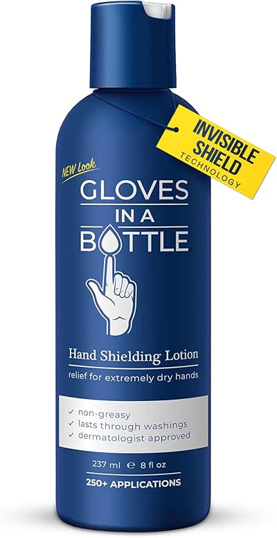 Gloves In A Bottle Shielding Lotion 8oz Dry Cracked Skin Barrier Protection
