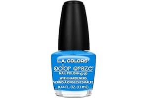 L.A. Colors Craze Nail Polish, Aquatic, 0.44 Fluid Ounce
