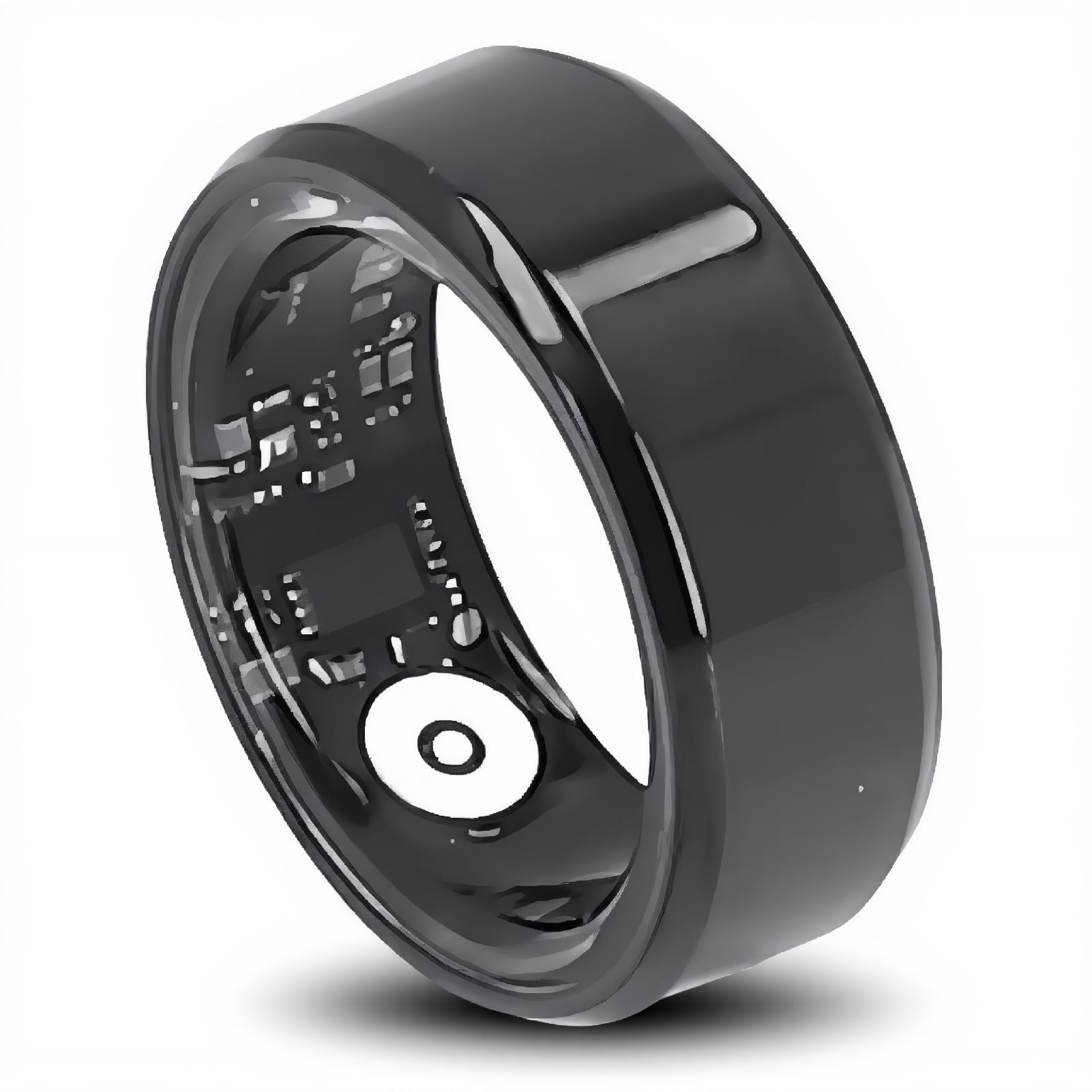 Cuifati Smart Ring Health Tracker, Sleep Quality Monitor Fitness Step Counting Ring with Charging Cable, Phone Selfie Remote Control, IP68 Waterproof and Dustproof, for Android IOS (7)