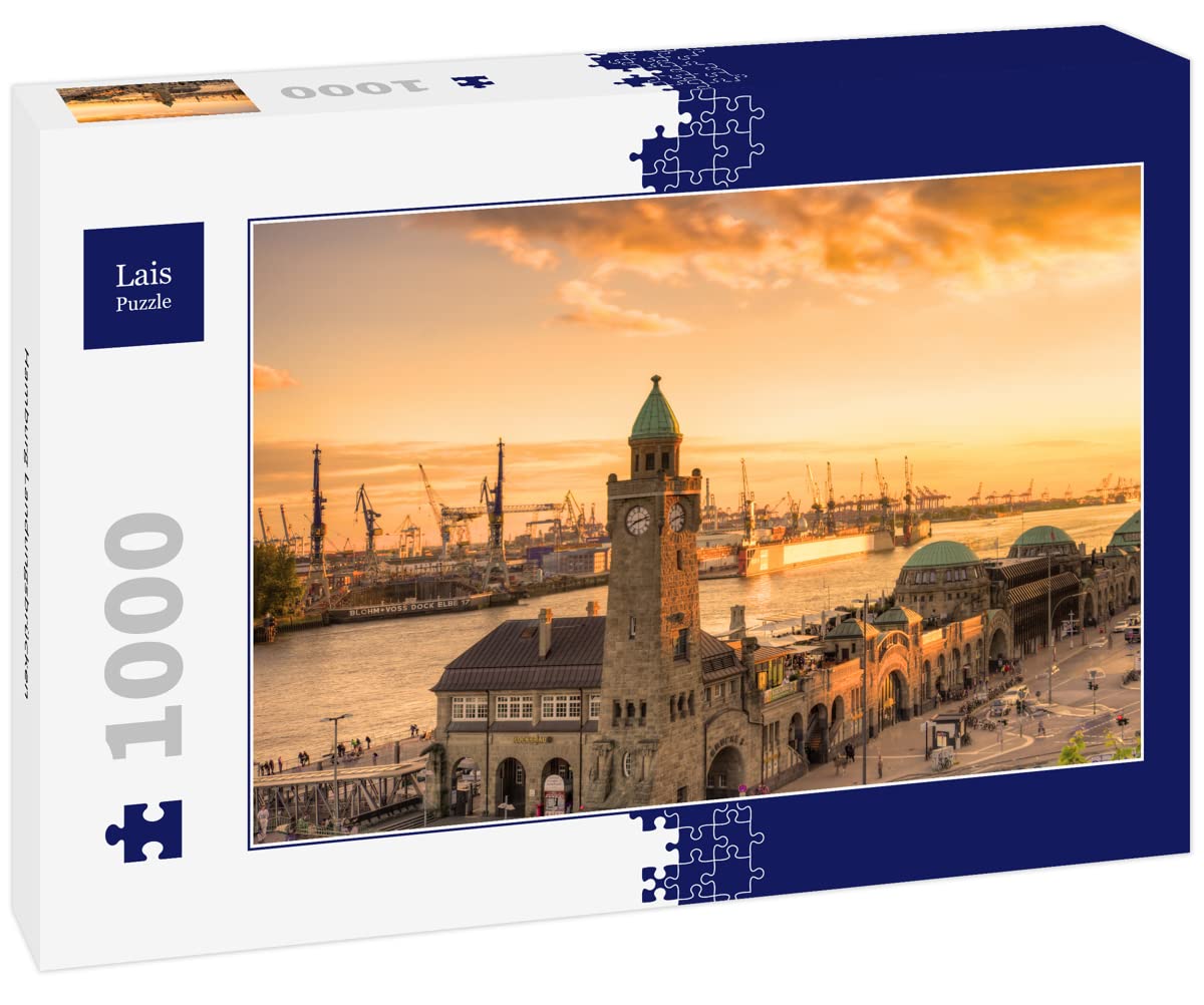 Lais Puzzle Hamburg Landungsbrücken 1000 pieces