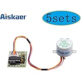 USPRO 5sets Stepper Motor 28BYJ-48 5V DC 4-Phase 5-Wire + ULN2003 Driver Board