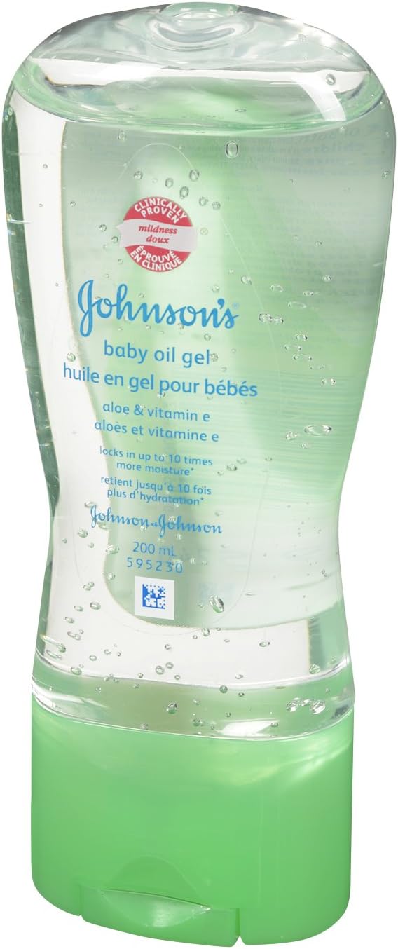 johnson's aloe & vitamin e oil gel