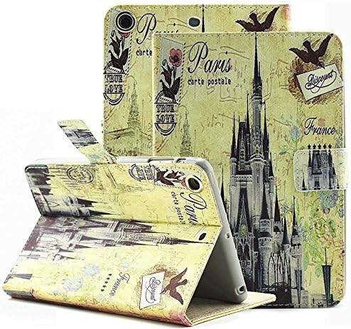 iPad Mini Case, Itrendz [Wallet Case] Europe Church PU Leather Flip Smart Case [Card Slot] [Magnetic Closure] Stand Cover [Auto Sleep Wake] For Apple iPad Mini 1/2/3
