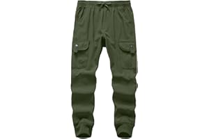 LINLON Kids' Cargo Pants, Youth Boys' Hiking Casual Outdoor Quick Dry Boy Scout Pants