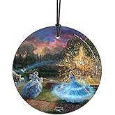 Trend Setters Disney – Cinderella – Wishes Granted – Fairy Godmother – 3.5” Starfire Prints Hanging Glass Print Accessory – Ideal for Gifting and Collecting SPCIR533