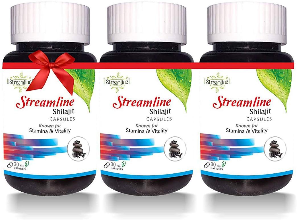 Streamline Shilajit Capsule 30 veg 500 mg
