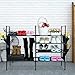 HOMEMAXS Shoe Rack, 4 Tiers Non-woven Fabric Shoes Storage Organizer 106 x 30 x 85 cm