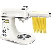ZACME 3 in 1 Pasta Maker Attachment for ZACME Stand Mixers | Pasta Roller, Spaghetti Cutter, Fettuccine Cutter 3 Functions in 1 Pack.