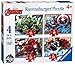 Avengers 4 in a Box Puzzles Featuring Captain America The Hulk Iron Man and Thor