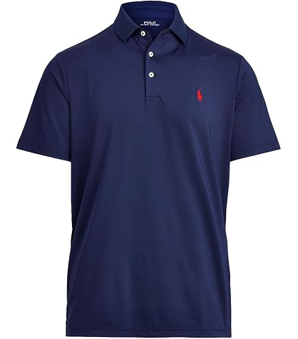 POLO RALPH LAUREN Custom Slim Fit Mesh Polo Jamaica Heather XL at