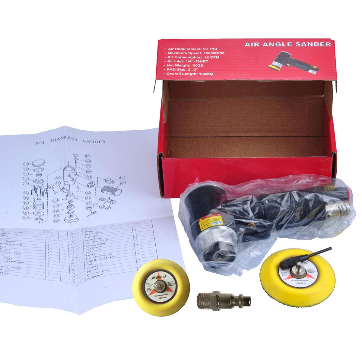 PROSHI B07G Random Orbital Sanders product image 9