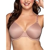 Vanity Fair Women's Effortless Underwire Bra, Buttery Soft Fabric & Lightweight Memory Foam Cups up to DD