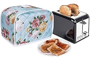 CHENGYI Toaster Cover for 2 Slice Bread Maker - Quilted Kitchen Small Appliance Cover for Microwave Oven - The Pioneer Woman Kitchen Accessories