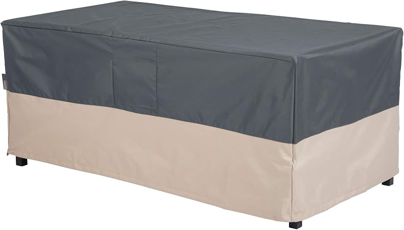 Amazon Com Modern Leisure 3014 Renaissance Ultralite Outdoor Coffee Table Ottoman Water Resistant 48 W X 25 D X 19 H Patio Furniture Cover Gray Garden Outdoor