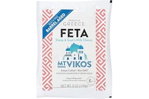 GREAT BRITISH TRADING LIMITED Mt Vikos Barrel Aged Feta Cheese, 6 Ounce - 6 per case.