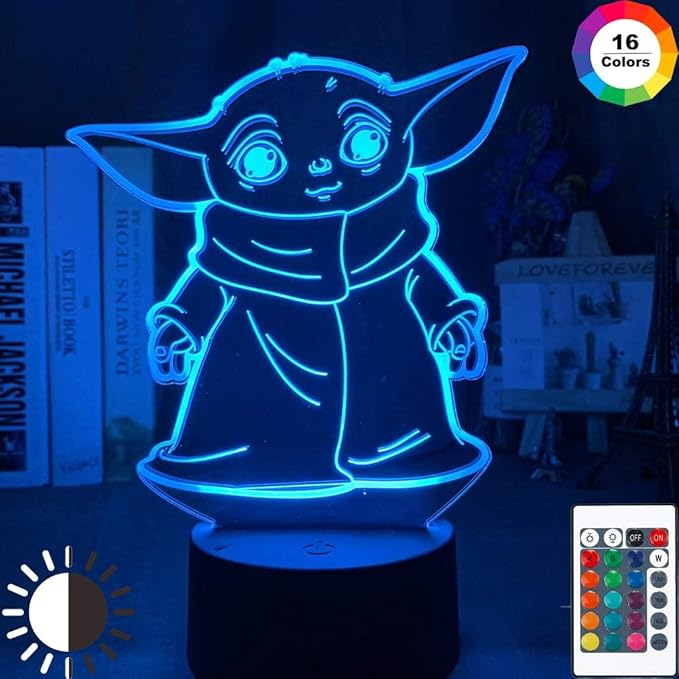 3d Led Night Light Star Wars Baby Yoda Meme Figure Night Light For Children Child Bedroom Decoration Table Lamp Baby Night Light Mini Yoda Amazon De Beleuchtung 3d Led Night Light Star Wars Baby Yoda Meme Figure Night Light For Children Child Bedroom Decoration Table Lamp Baby Night Light Mini Yoda Amazon De Beleuchtung