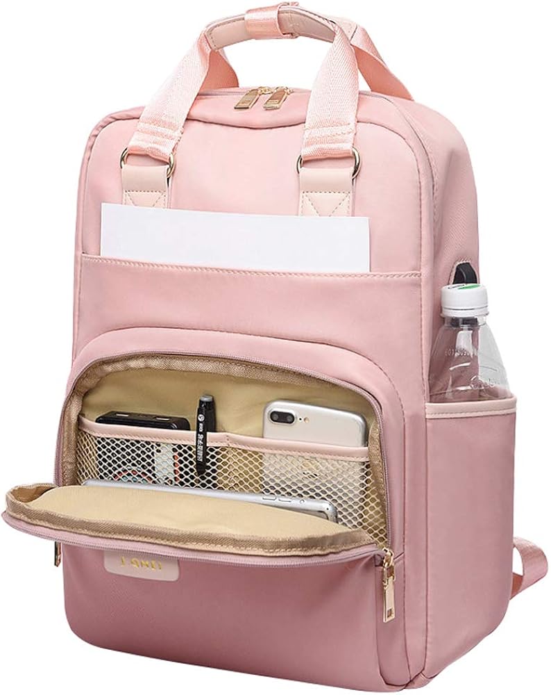 Laptop Backpack 15.6 Inch Water Resistant, with USB Charging Port