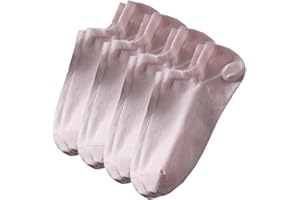 Women's Silk Socks Athletic Ultra Thin Casual Cool Work Soft Breathable Mulberry Silk Ankle Socks 5 Pairs