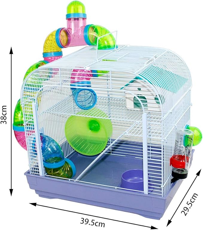 DZL Cage à hamster 29,5 x 29,5 x 38 cm Amazon.fr Jardin