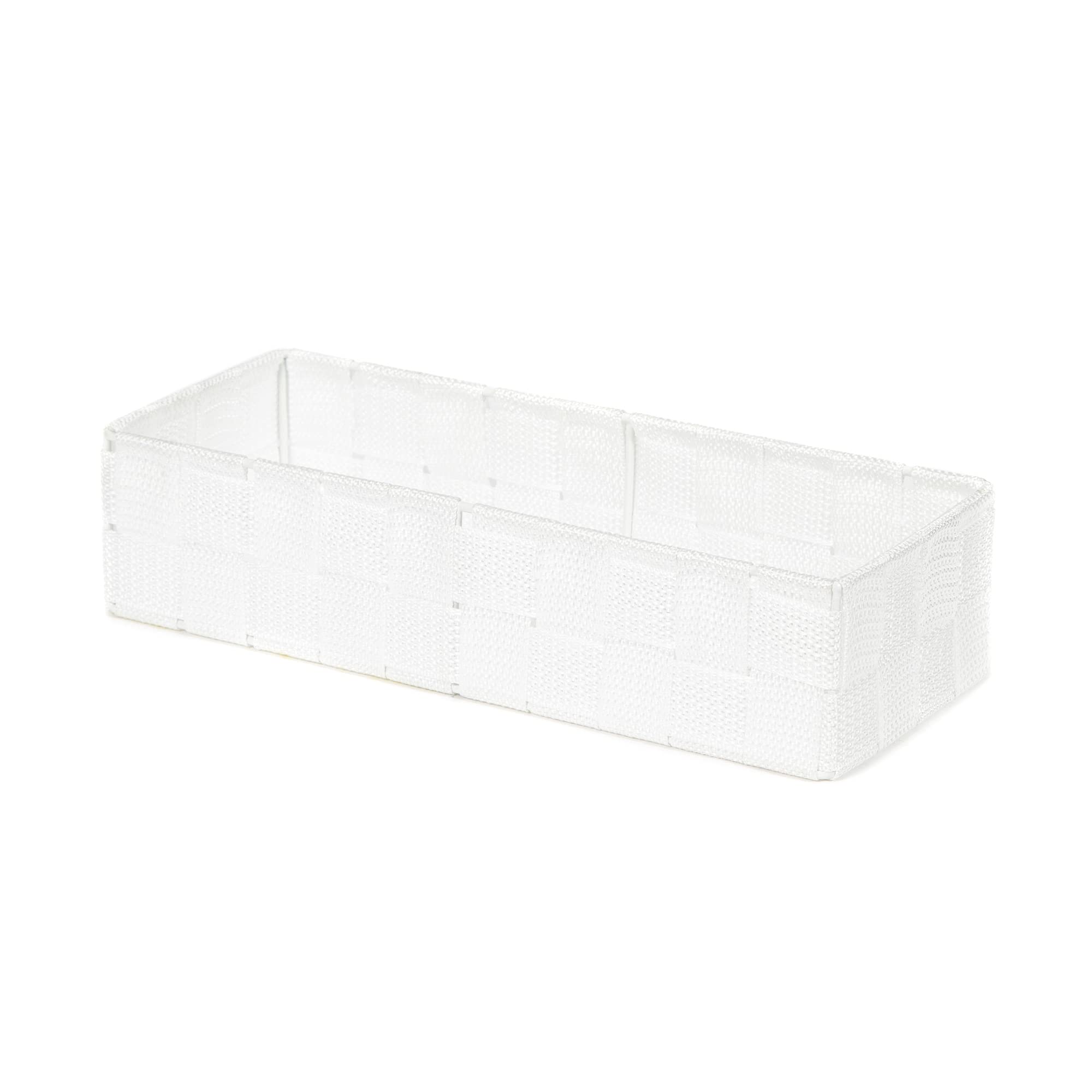 Compactor Home Storage 7 cm Large Rayon Belt Tex Organiser, White