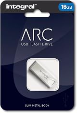 Integral 16GB USB Memory Arc Metal Cased Keyring Flash Drive 2.0 view 7
