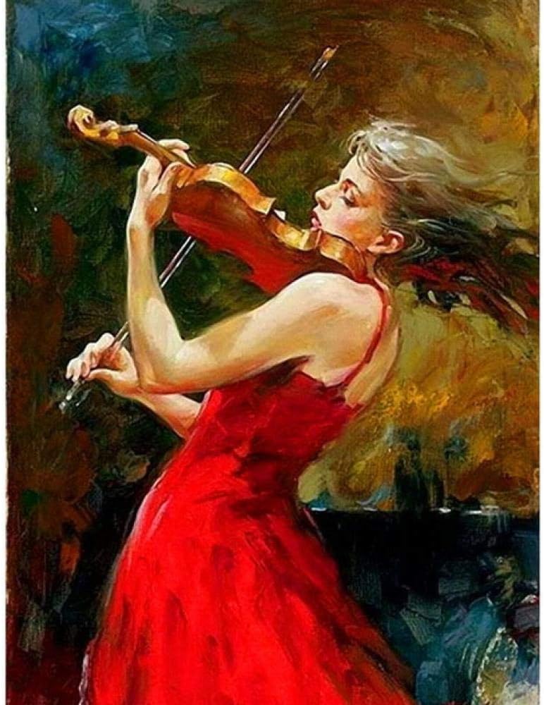 XCHJY DIY sexy girl acrylic painting on canvas on the wall picture art living room home decoration , 40X50cm NO Frame,PH9217