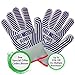 Grill Gloves Heat Resistant Extreme BBQ Gloves Oven Gloves Rated to 932f - Ideal Grilling Gloves by Grill Master (Black)
